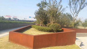锡山耐候钢挡土墙